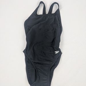 NWT Speedo Black Competitive Suit 28 (S)